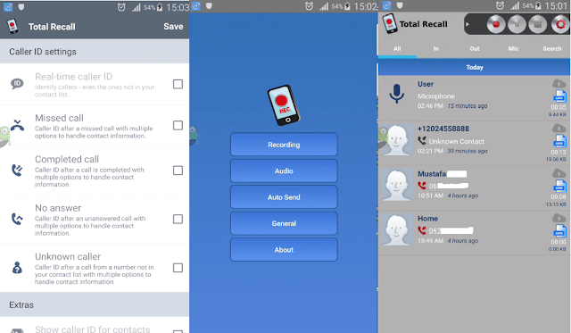 أفضل تطبيق أندرويد لتسجيل المكالمات على الهاتف Total Recall
