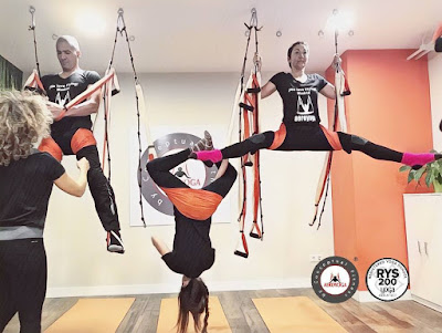 What is aerial yoga