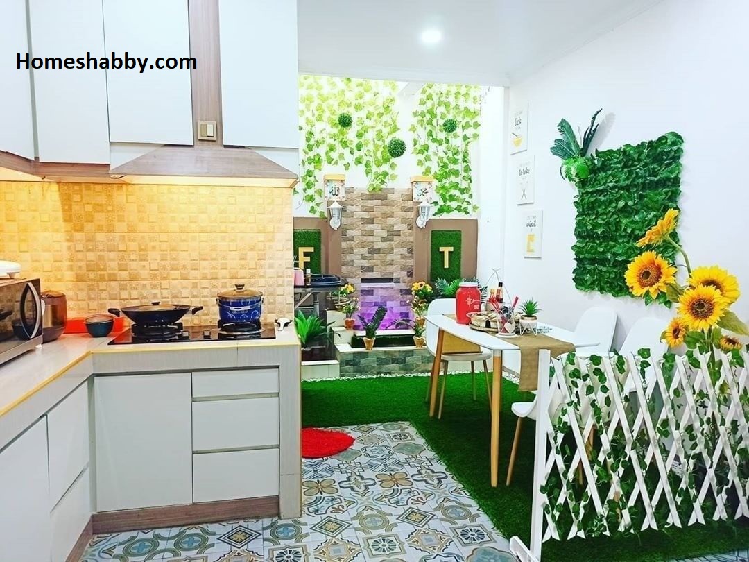 Inspirasi Ruang Dapur Dekat Dengan Taman Belakang Rumah Yang Sejuk Homeshabbycom Design Home Plans