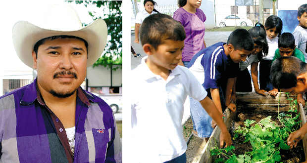 Maestro en Tamaulipas atiende a 45 niños de 1º a 6º, es director y conserje