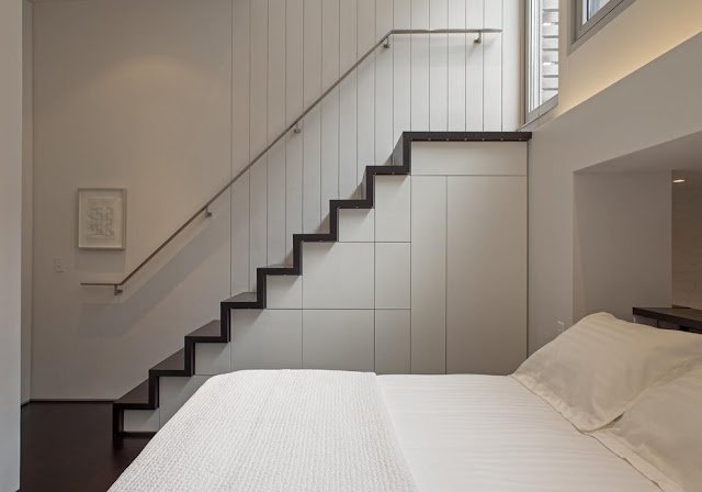 Staircase to the bedroom