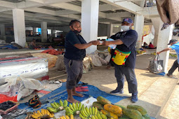 Peduli Penanggulangan Covid-19, PWI Papua Bagi-Bagi Masker ke Warga Jayapura