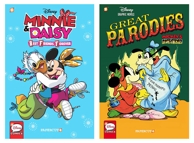 Pre-release covers for "Disney Graphic Novesl" vol.3 and 4