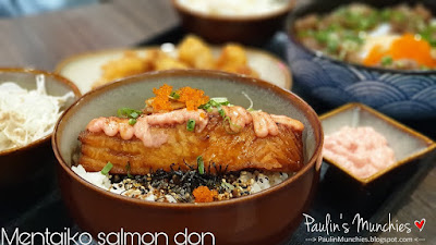 Mentaiko salmon don - Waa Cow Sushi Bar at Raffles Place - Paulin's Munchies