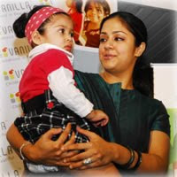 Jyothika and baby Stills