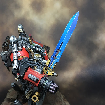 Grand Master in DreadKnight Armor sword close-up