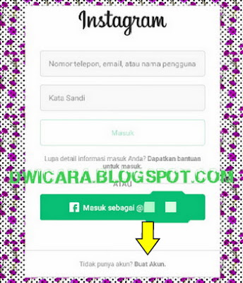 cara membuat instagram