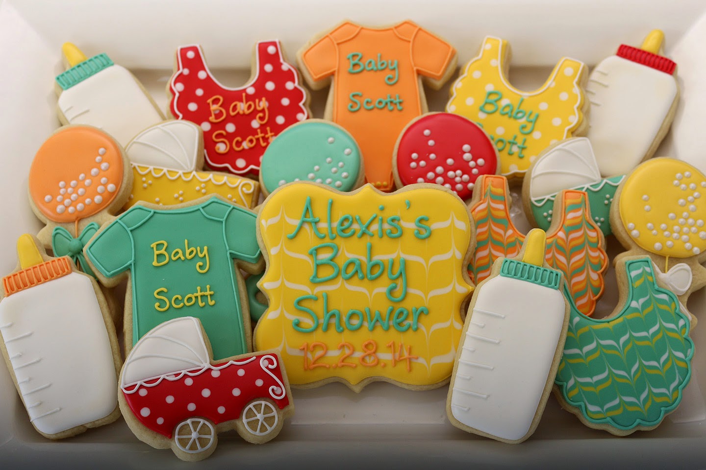 Jaclyn S Cookies Gender Neutral Baby Shower Cookies