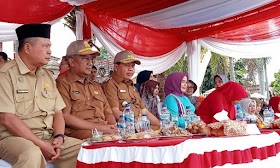 Pj Bupati hadiri Lomba Gerak Jalan Di Sarolangun Meriahkan HUT RI Ke-77 Tahun 2022