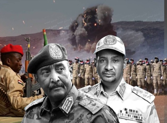 طرفي النزاع في السودان