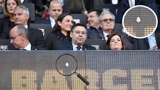 Real Madrid badge spotted on Camp Nou scoreboard in eibar game