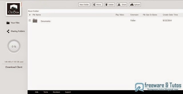 OziBox : un service de cloud computing avec 100 Go d'espace de stockage en ligne gratuits