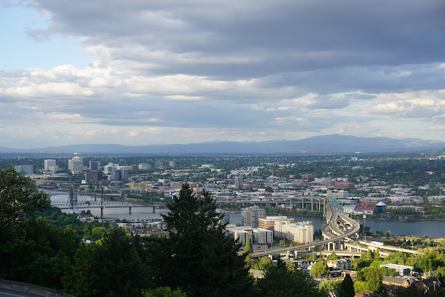 portland aerial tram oregon view