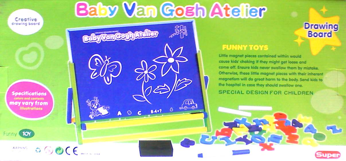 Mainan Pendidikan : Creative Drawing Board Baby Van Gogh 