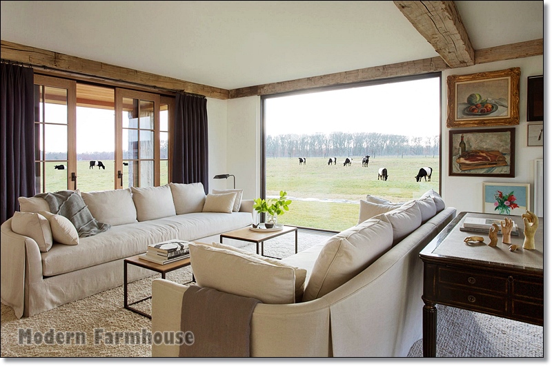 Luxury Modern Farmhouse Decorating Living Room Interior Design