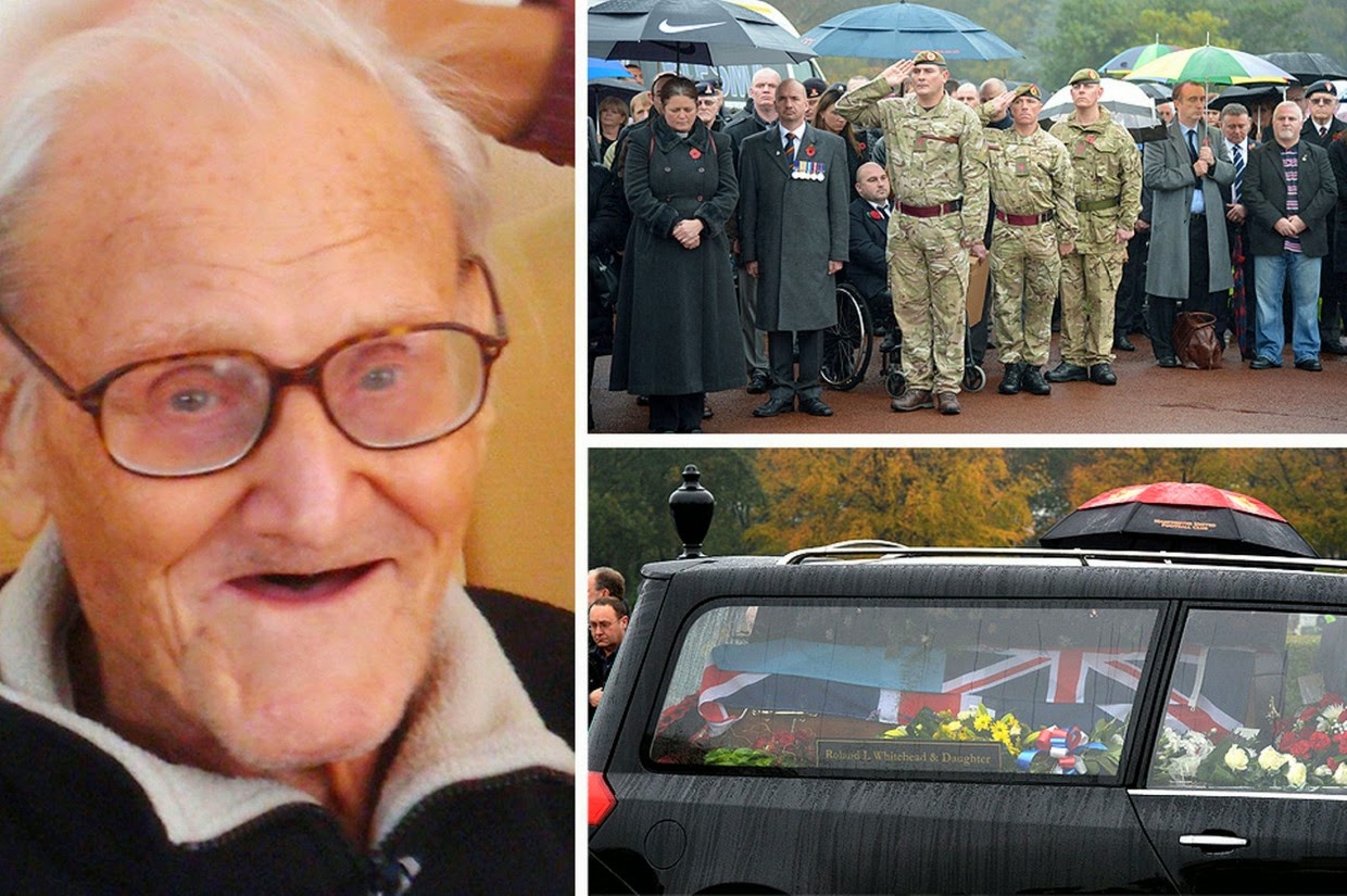 13 beautiful acts of kindness that left me teary-eyed - The-funeral-of-Harold-Percival