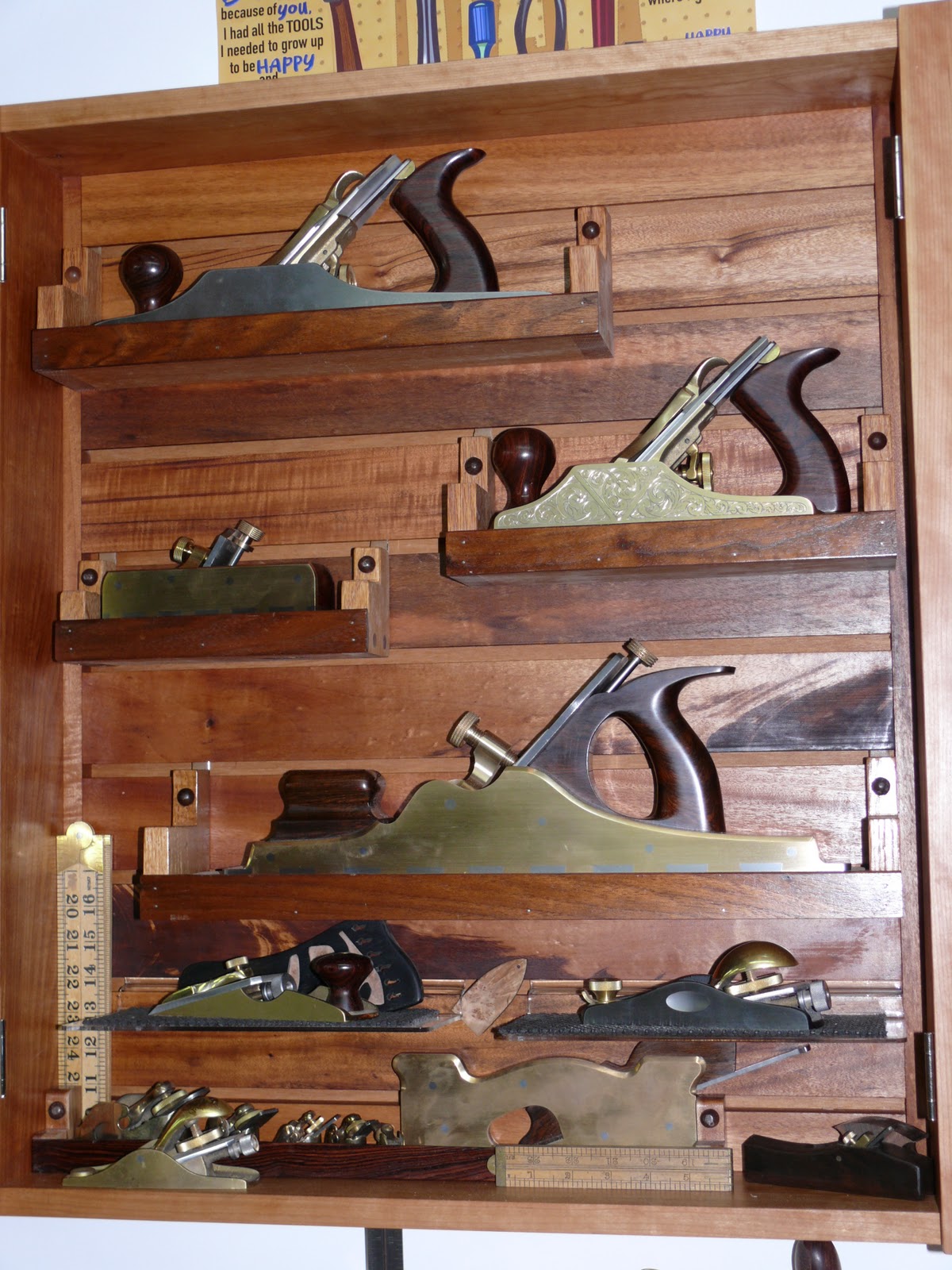 Rich's Woodcraft: Homemade slatwall an improvement over ...