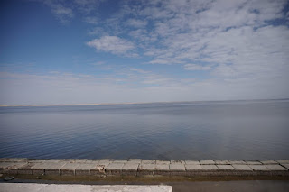 Danau Qarun di kota Fayoum