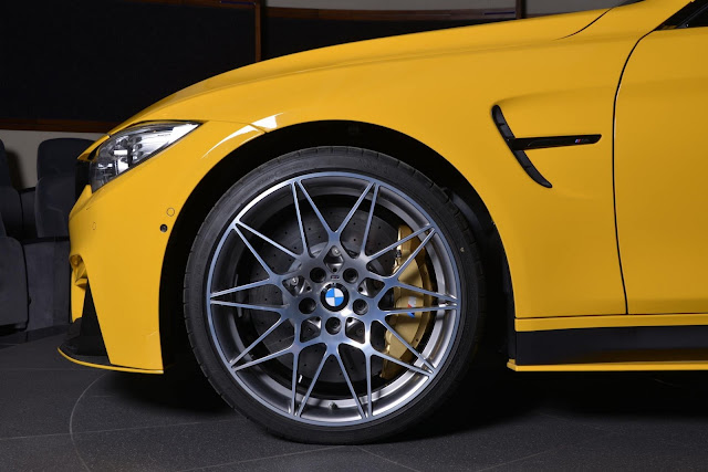 2017 BMW M4 in Speed Yellow - #BMW #M4 #tuning