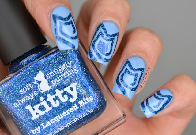 Picture Polish Kitty Nail Art