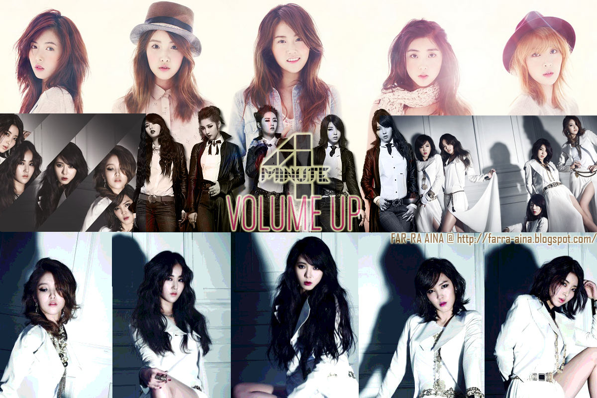 pop lover ^^: 4MINUTE - Volume Up WALLPAPER