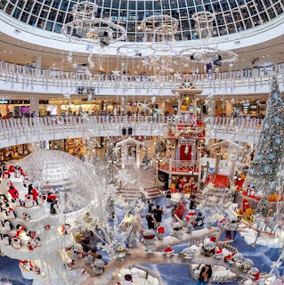 Queensbay Mall Christmas Decoration Year 2019 @ Winter Joy