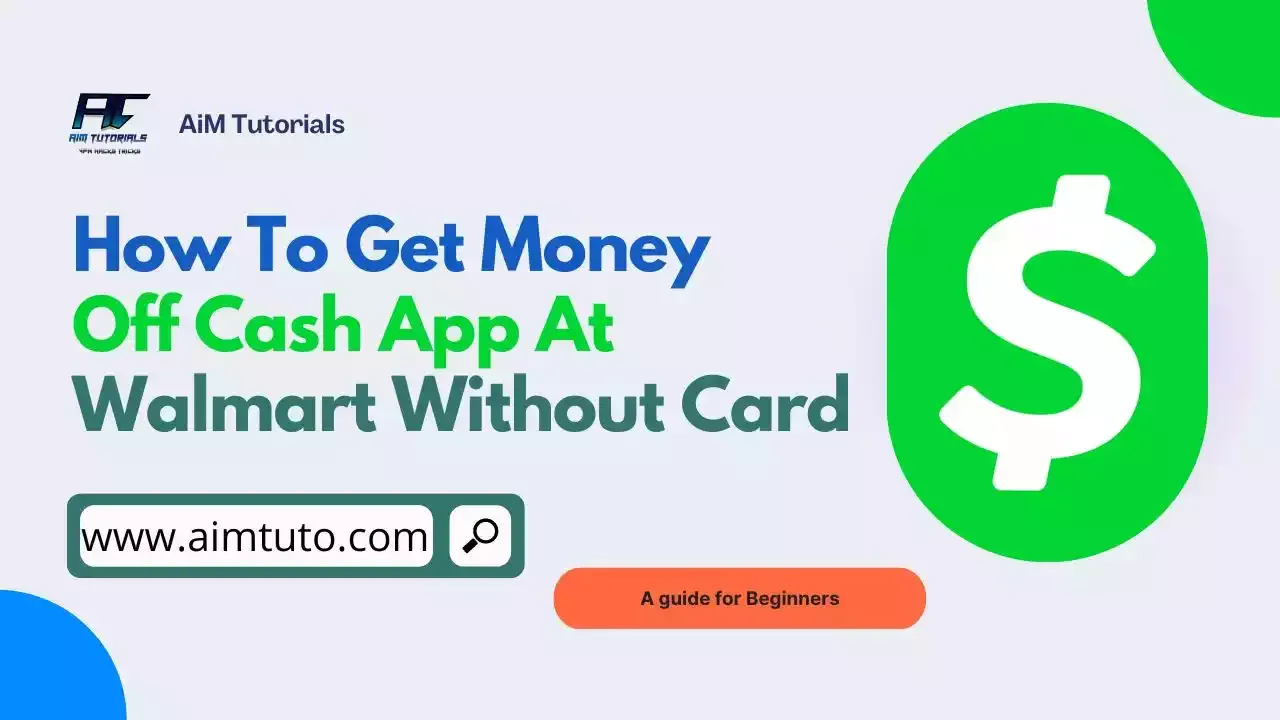 how to get money off cash app at walmart without card