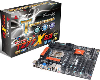 Biostar TZ77XE3 - LGA 1155 layout