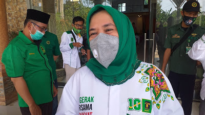 Qonita Ajak Warga Boponter  Salurkan Hak Suara dan Menangkan  Pilkada