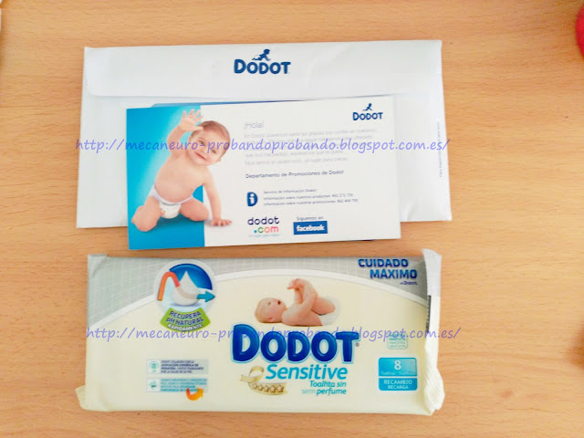 Muestra gratis Toallitas Dodot Sensitive