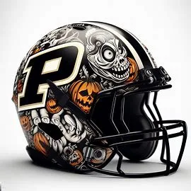 Purdue Boilermakers Halloween Concept Helmets