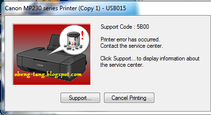 Cara Reset Canon Printer MP237 - Cara Service