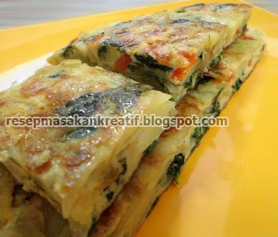 Resep Omelet Telur Dadar Sayur Sederhana