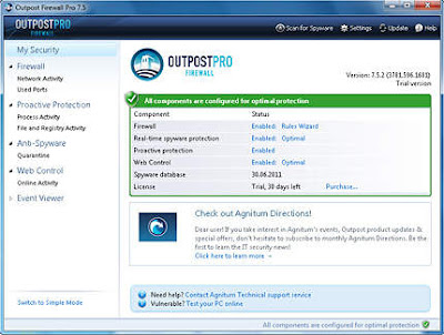 Outpost Firewall Pro 7.5.3