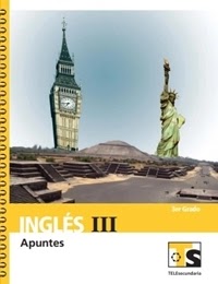 Libro de texto Telesecundaria Inglés Apuntes Tercer grado 2019-2020