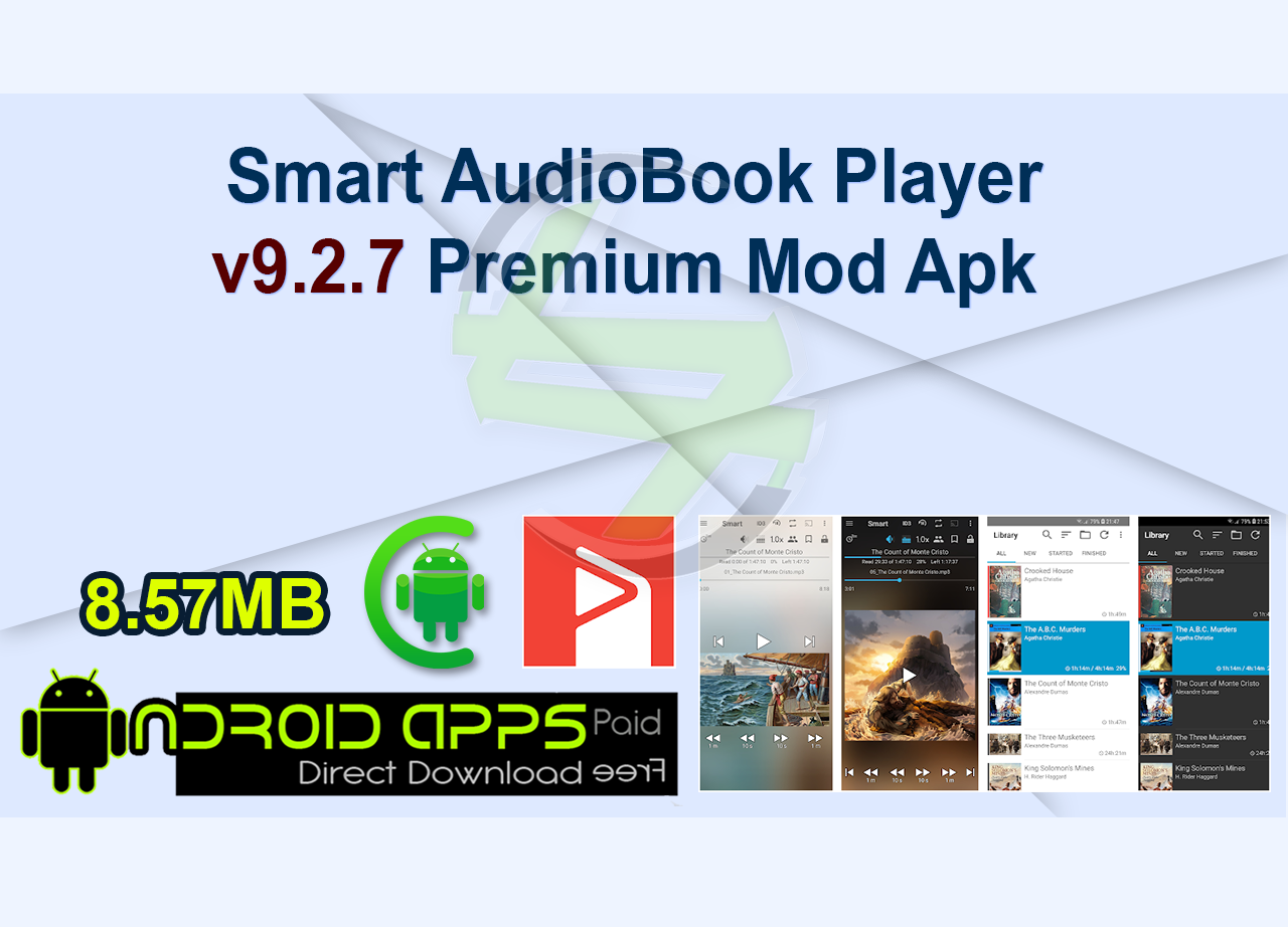 Smart AudioBook Player v9.2.7 Premium Mod Apk