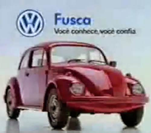 Campanha da volta do Fusca ao mercado de automóveis, em 1993.