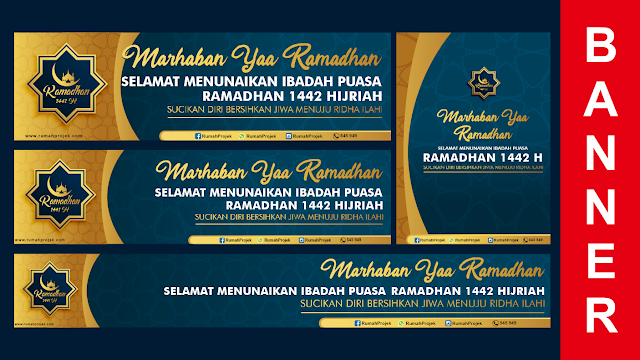 Download Template Desain Spanduk Ramadhan CDR  Gratis 