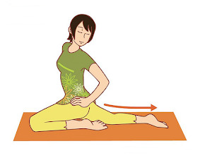  睡前1分鐘跪坐轉身，打造美腿、預防肩痠腰痛