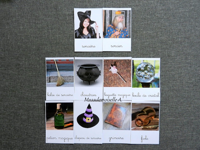 || Cartes de nomenclature : Imagier d'Halloween