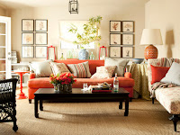 Burnt Orange Living Room Decor