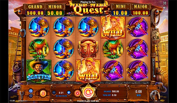 Main Gratis Slot Indonesia - Wild Wild Quest GameArt