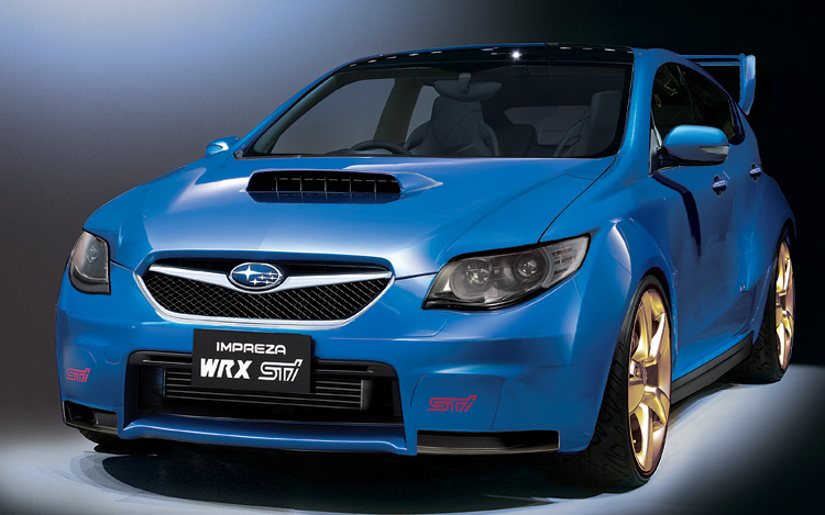 This is the aboriginal time the Subaru Impreza WRX STI has been offered in