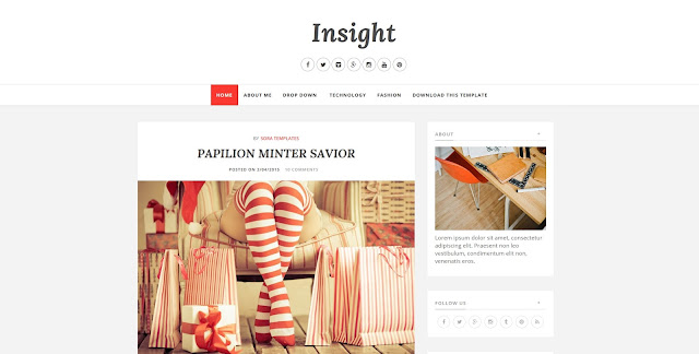 insight blogger template