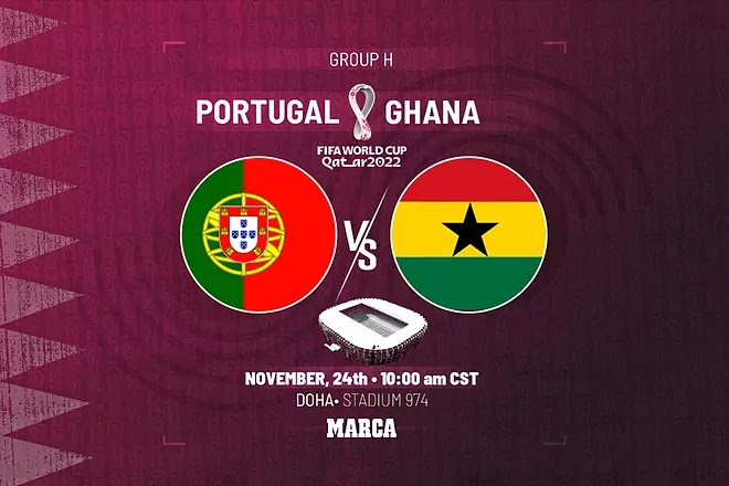 Portugal vs Ghana live FIFA World Cup 2022