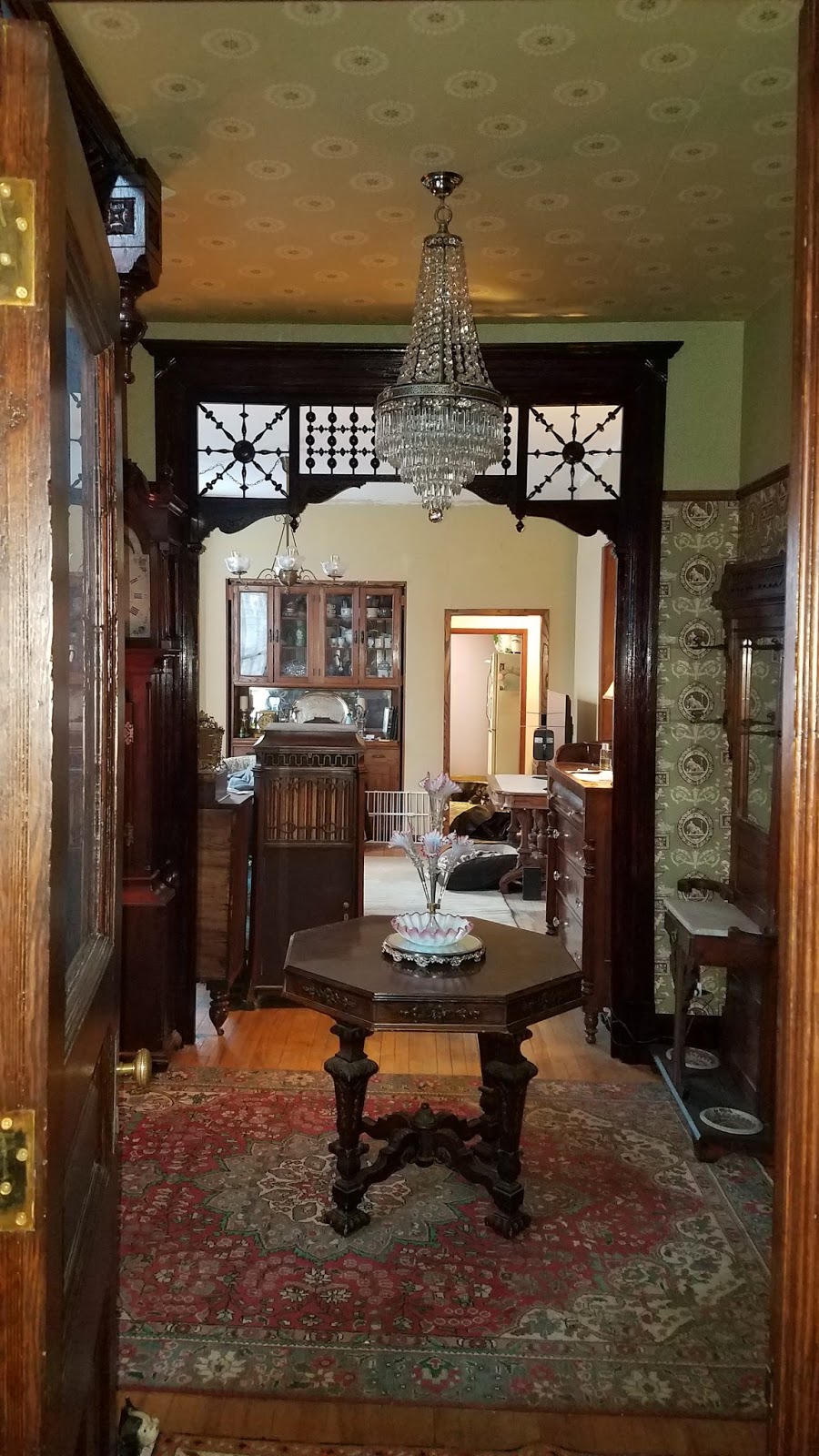 Foyer Is Alive Again 1889 Victorian House Restoration