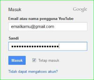 cara daftar lalu upload video ke youtube