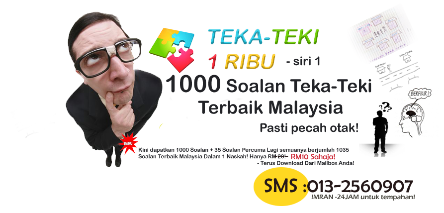 TEKA-TEKI 1 RIBU  1000 Soalan  KOLEKSI TEKA-TEKI BAHASA 