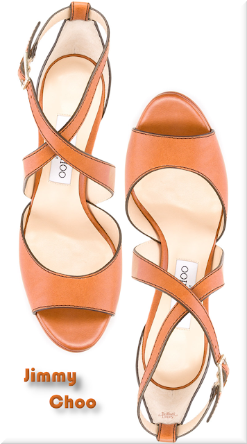 ♦Jimmy Choo brown April plateau sandals #jimmychoo #shoes #brown #pantone #brilliantluxury