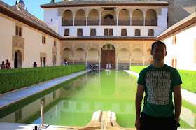 Arrayanes courtyard in La Alhambra de Granada